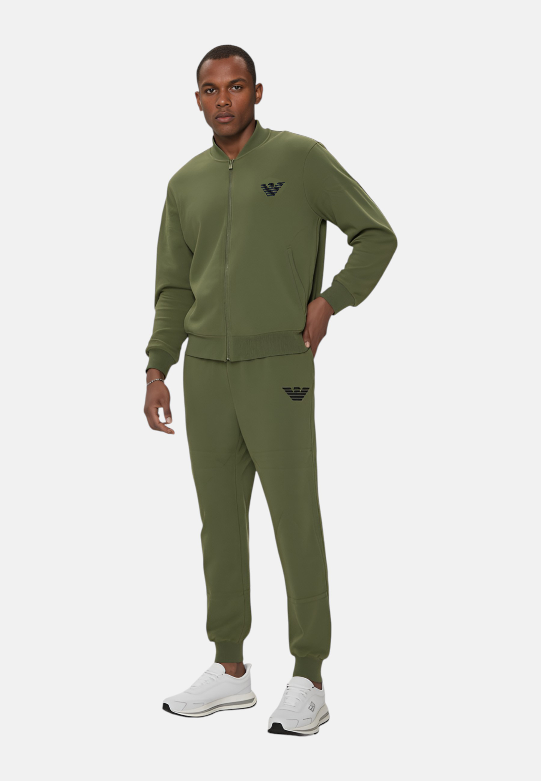Tuta Uomo Emporio Armani 1121154F571 Oliva - Imagen 7 de 10