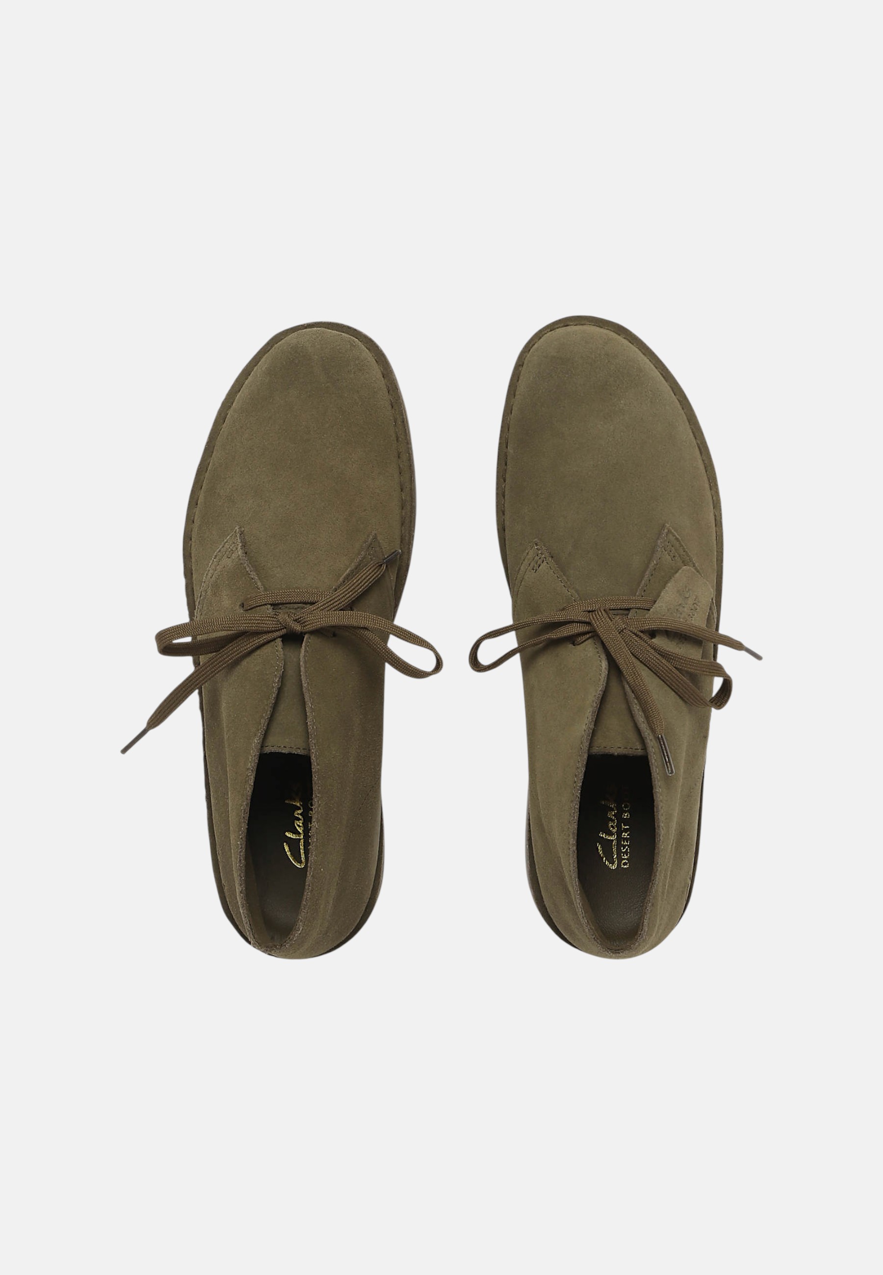 Stivaletto Uomo Clarks Khaki suede - Foto 8 di 12