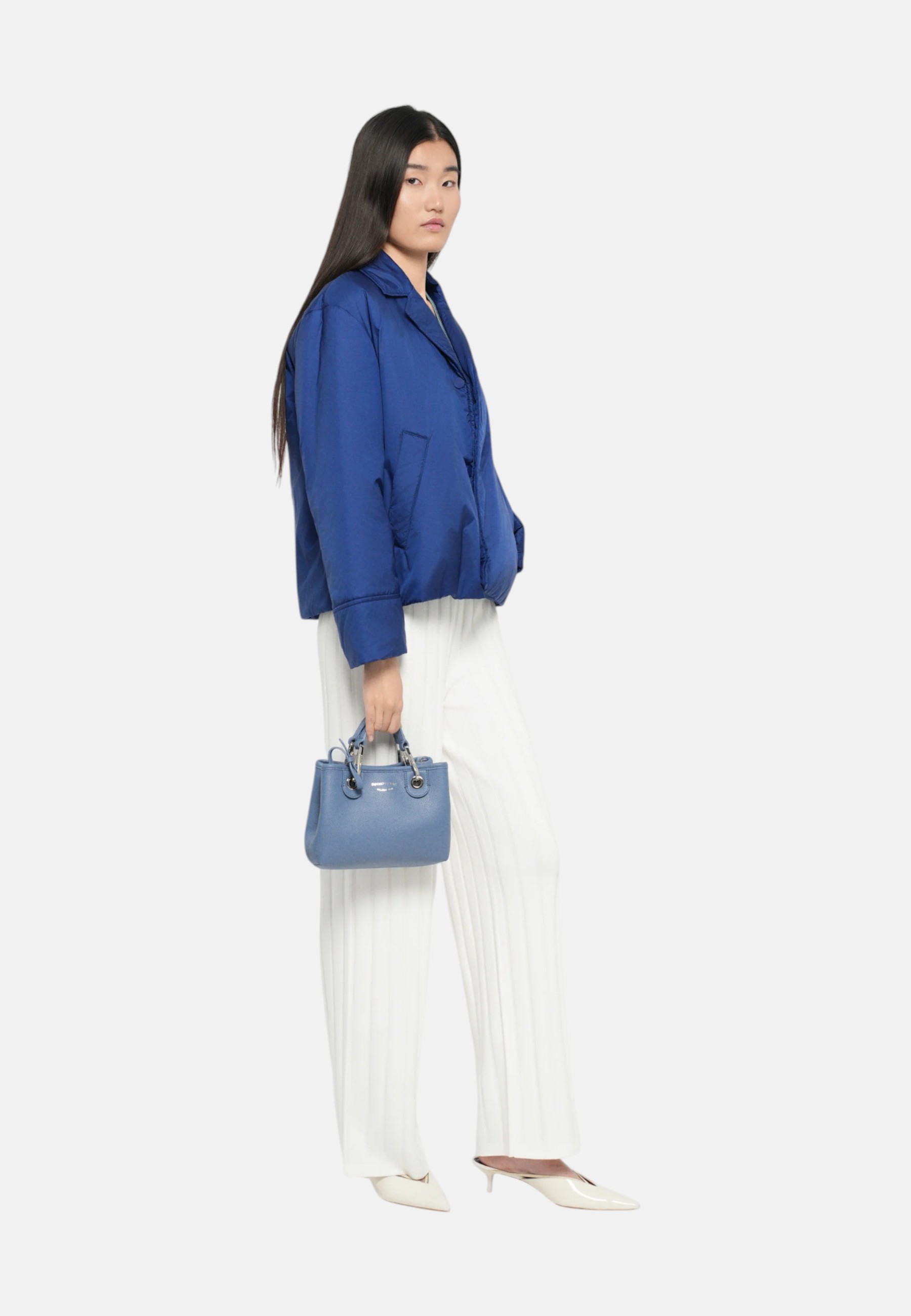 Giubbino Donna Max Mara Blu cina - Foto 10 di 12