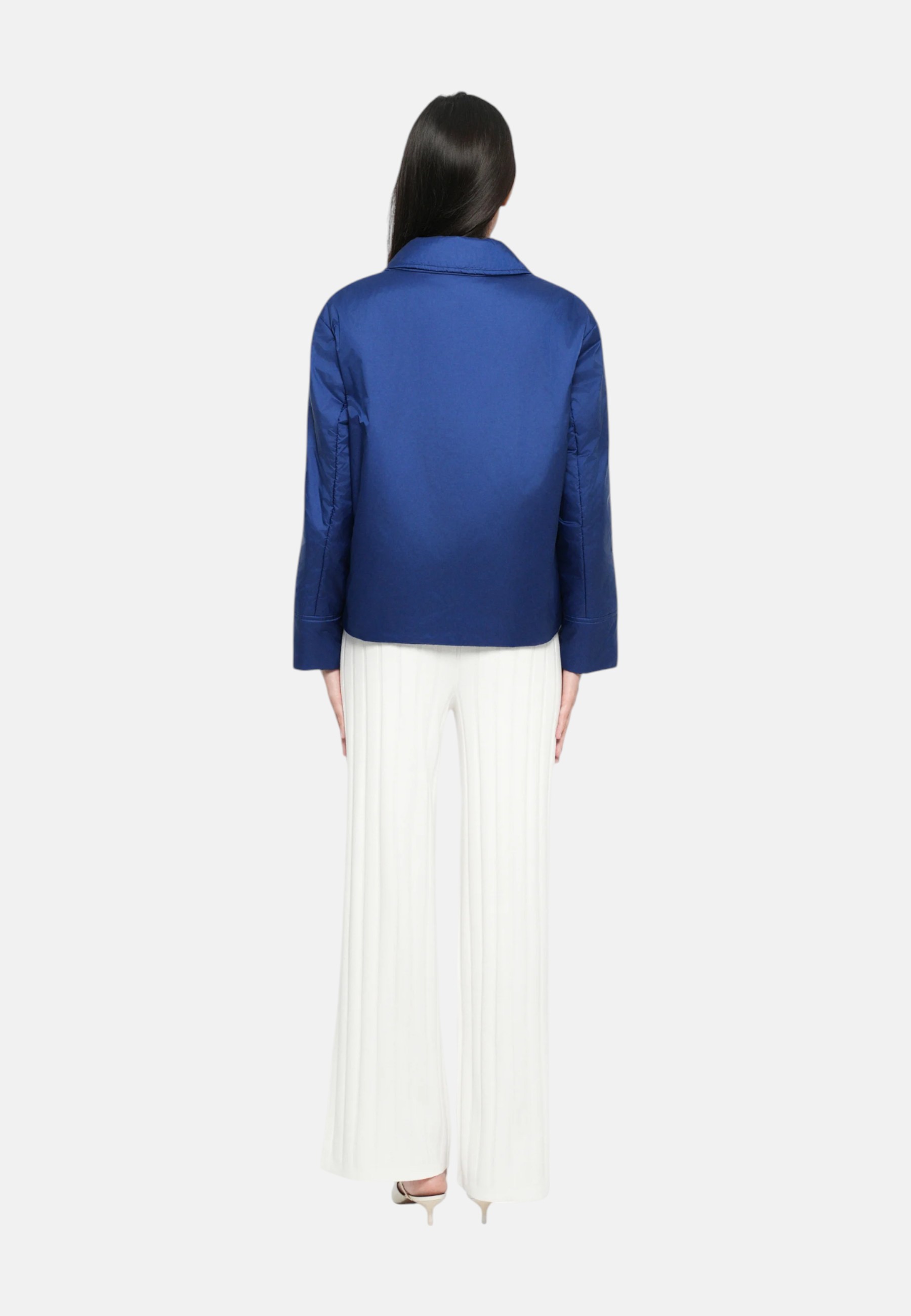 Giubbino Donna Max Mara Blu cina - Foto 11 di 12