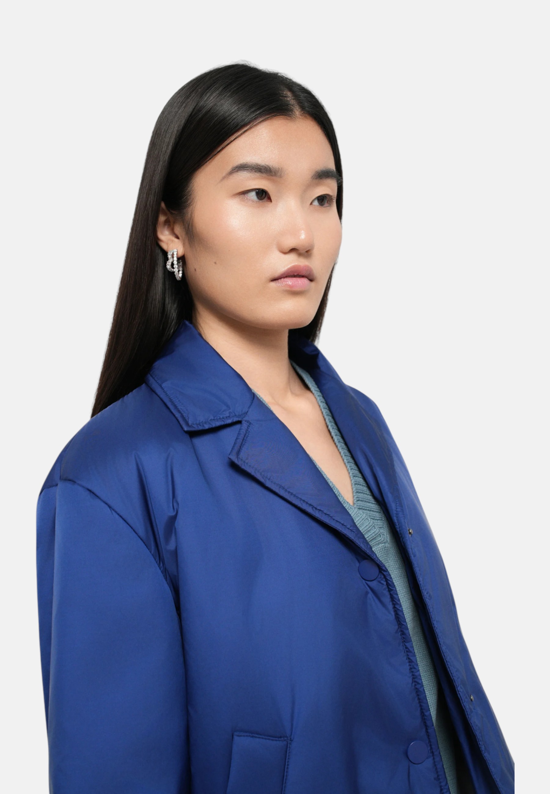 Giubbino Donna Max Mara Blu cina - Foto 12 di 12