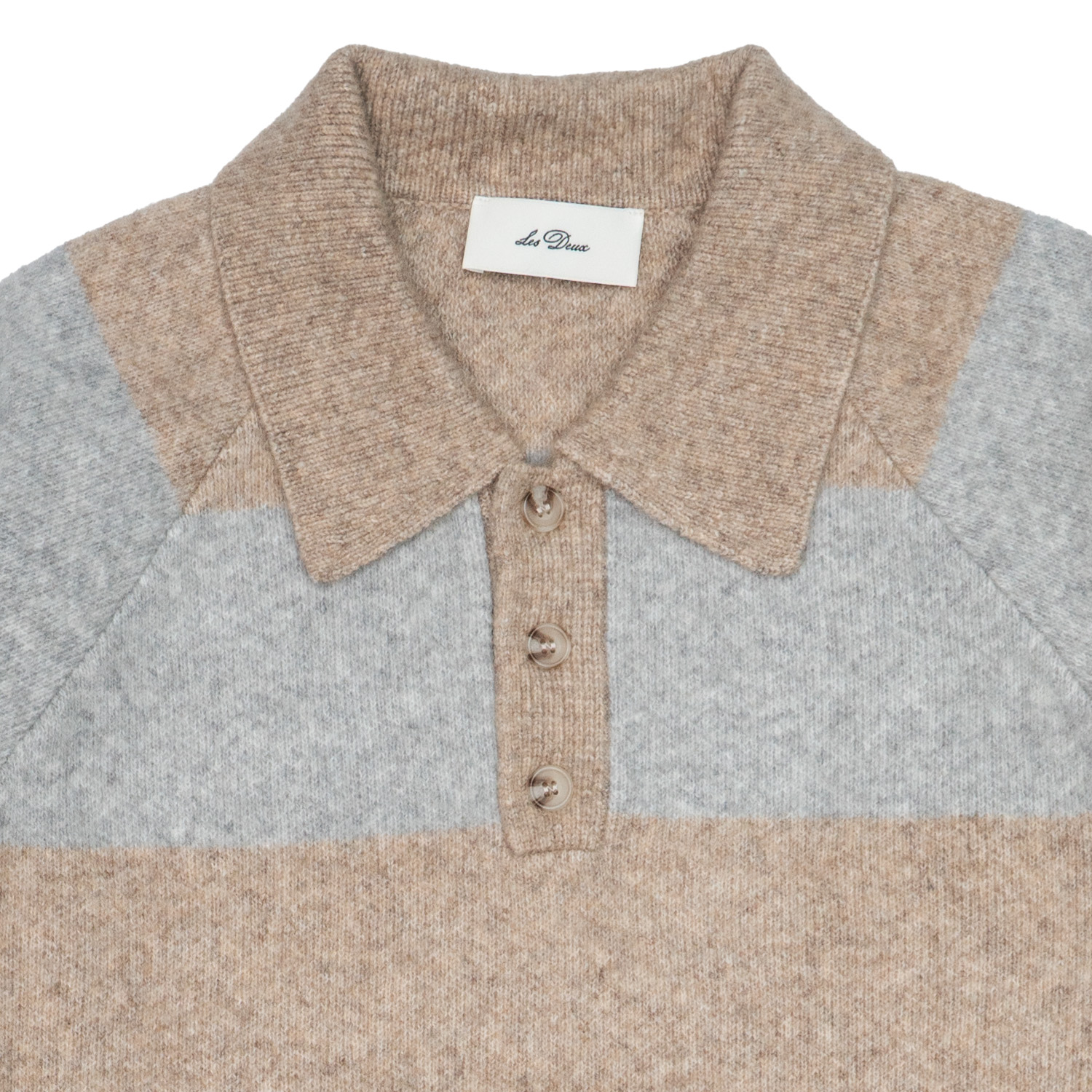 Polo Uomo Les Deux Striped Melange Knitted 