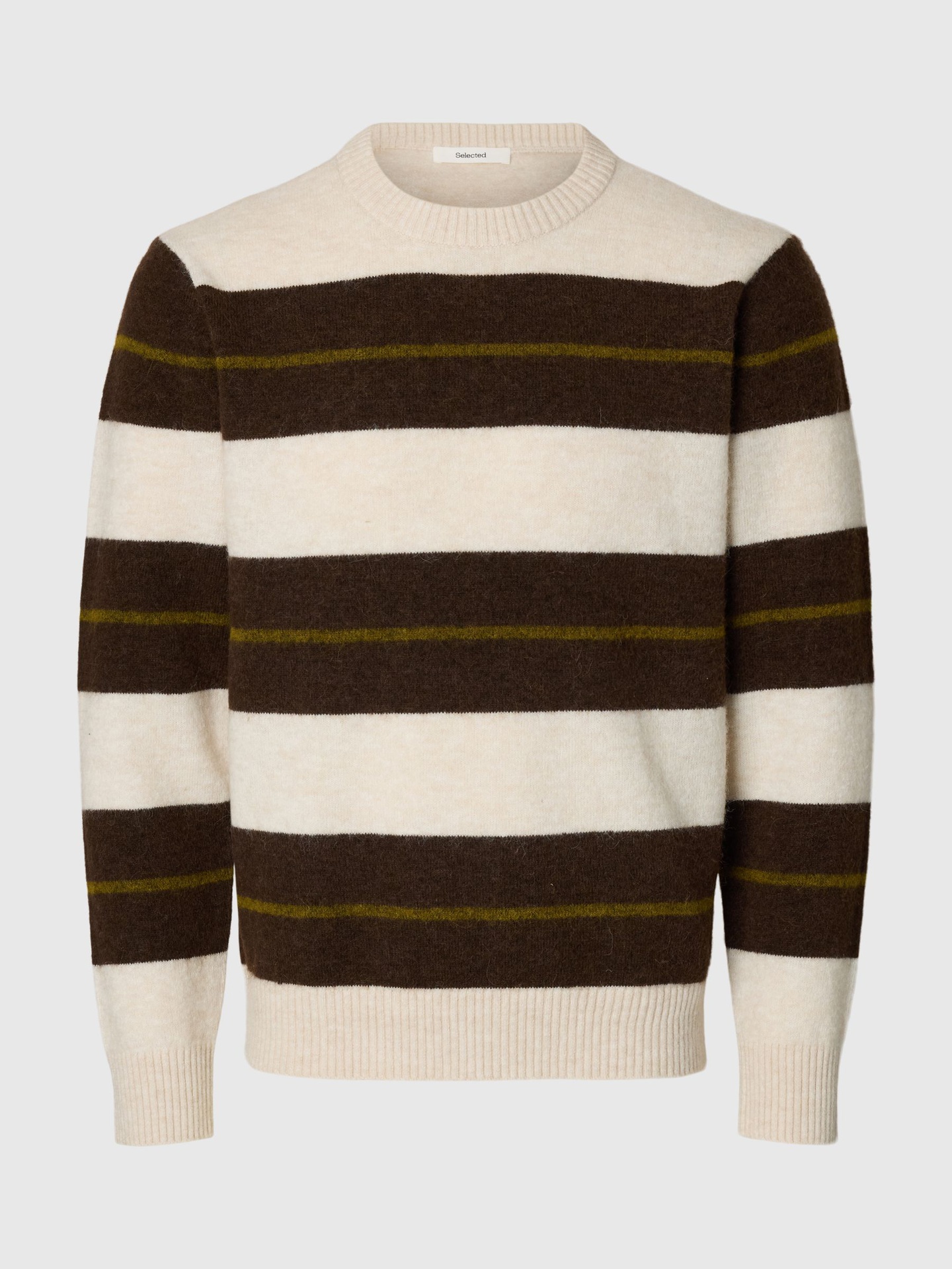 Maglia Uomo Selected RAI LS KNIT REG CREW NECK 