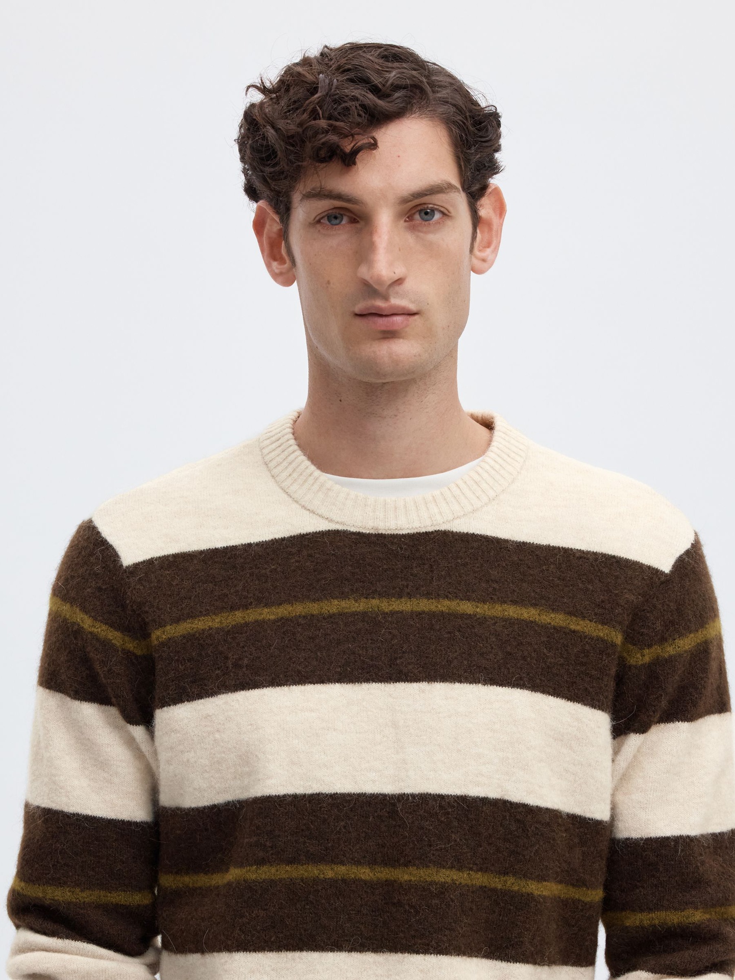 Maglia Uomo Selected RAI LS KNIT REG CREW NECK 