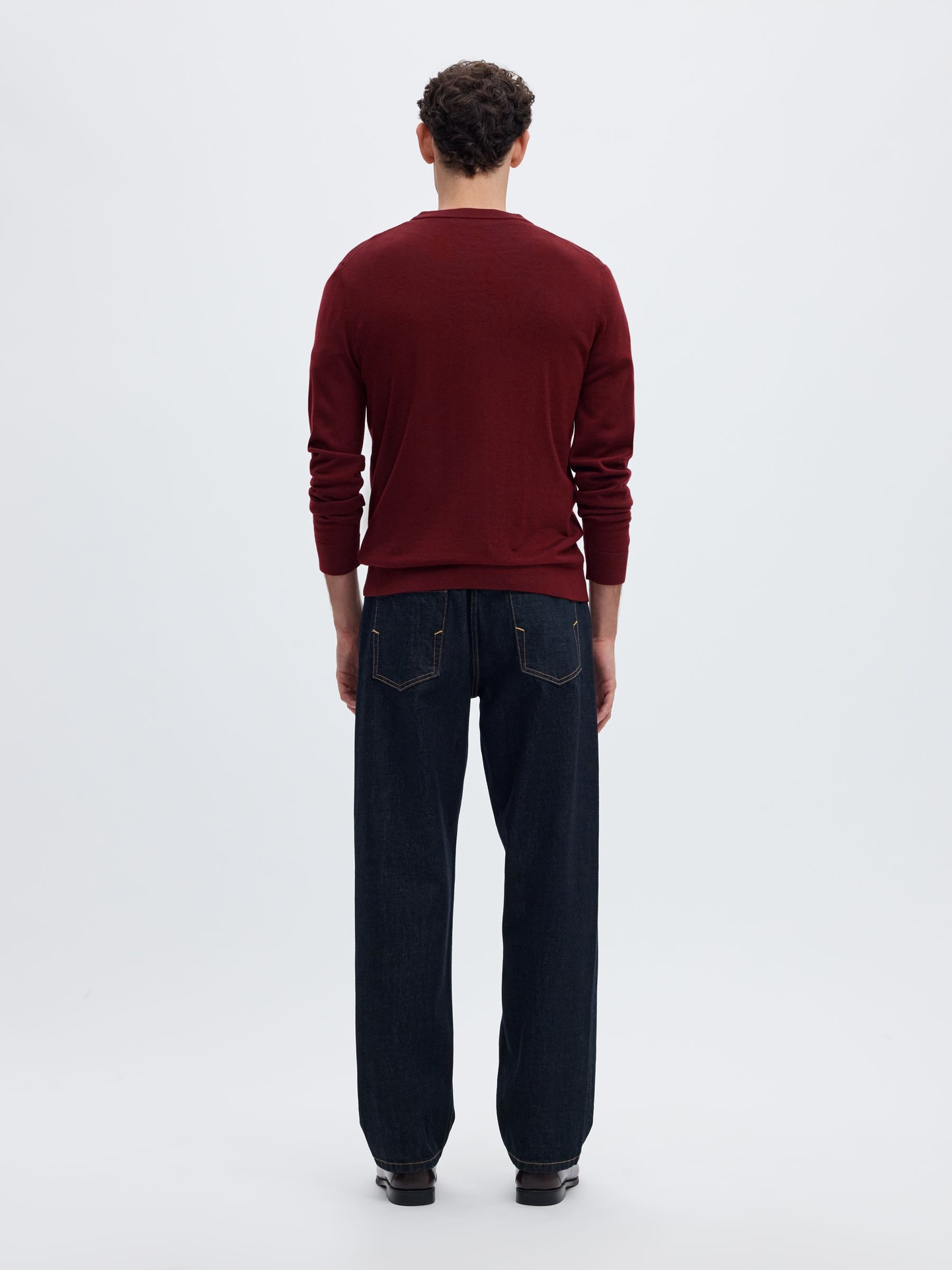 Maglia Uomo Selected TRAY LS KNIT REG MERINO 