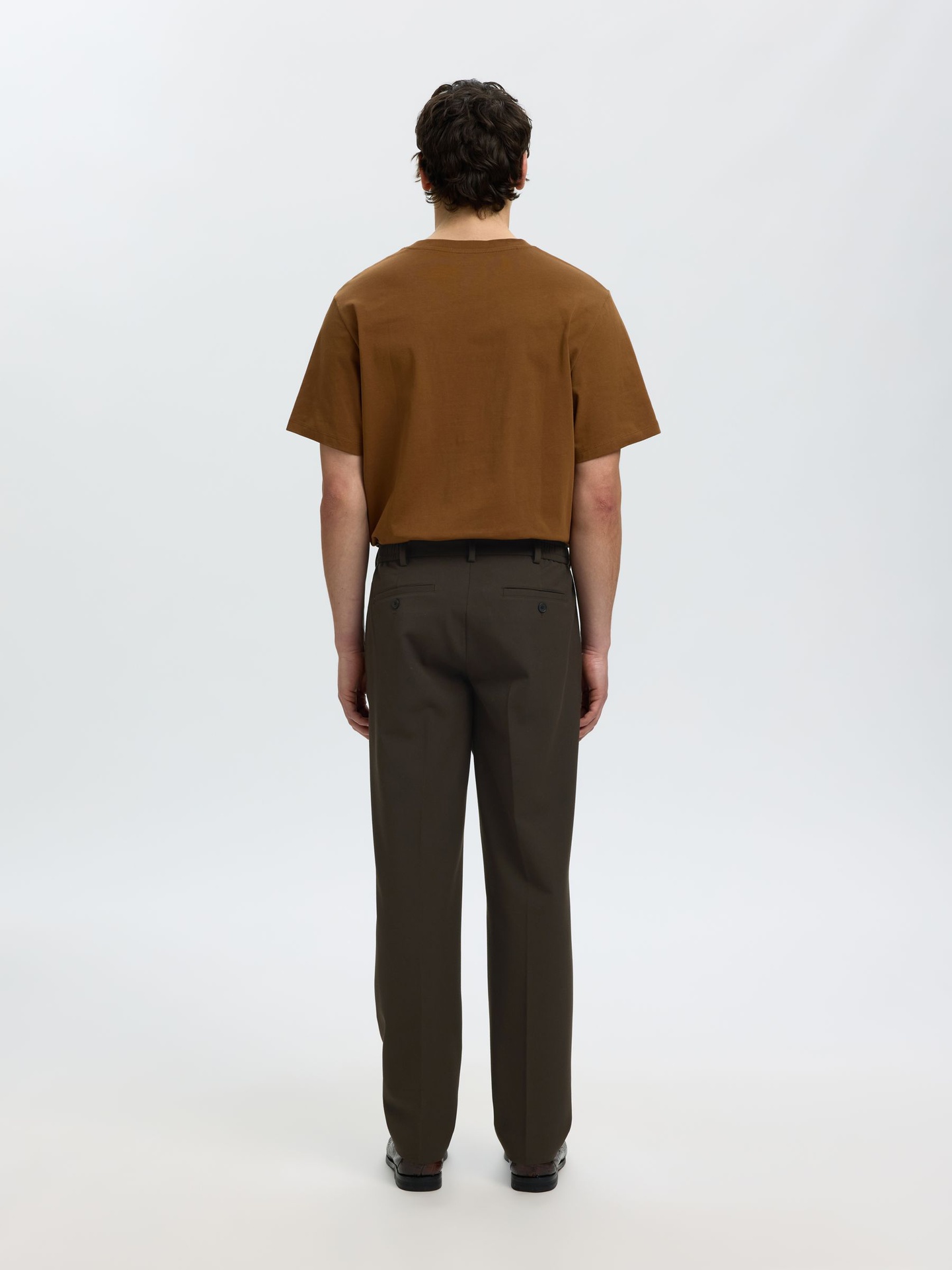 Mannenbroek Selected losse vinn flex