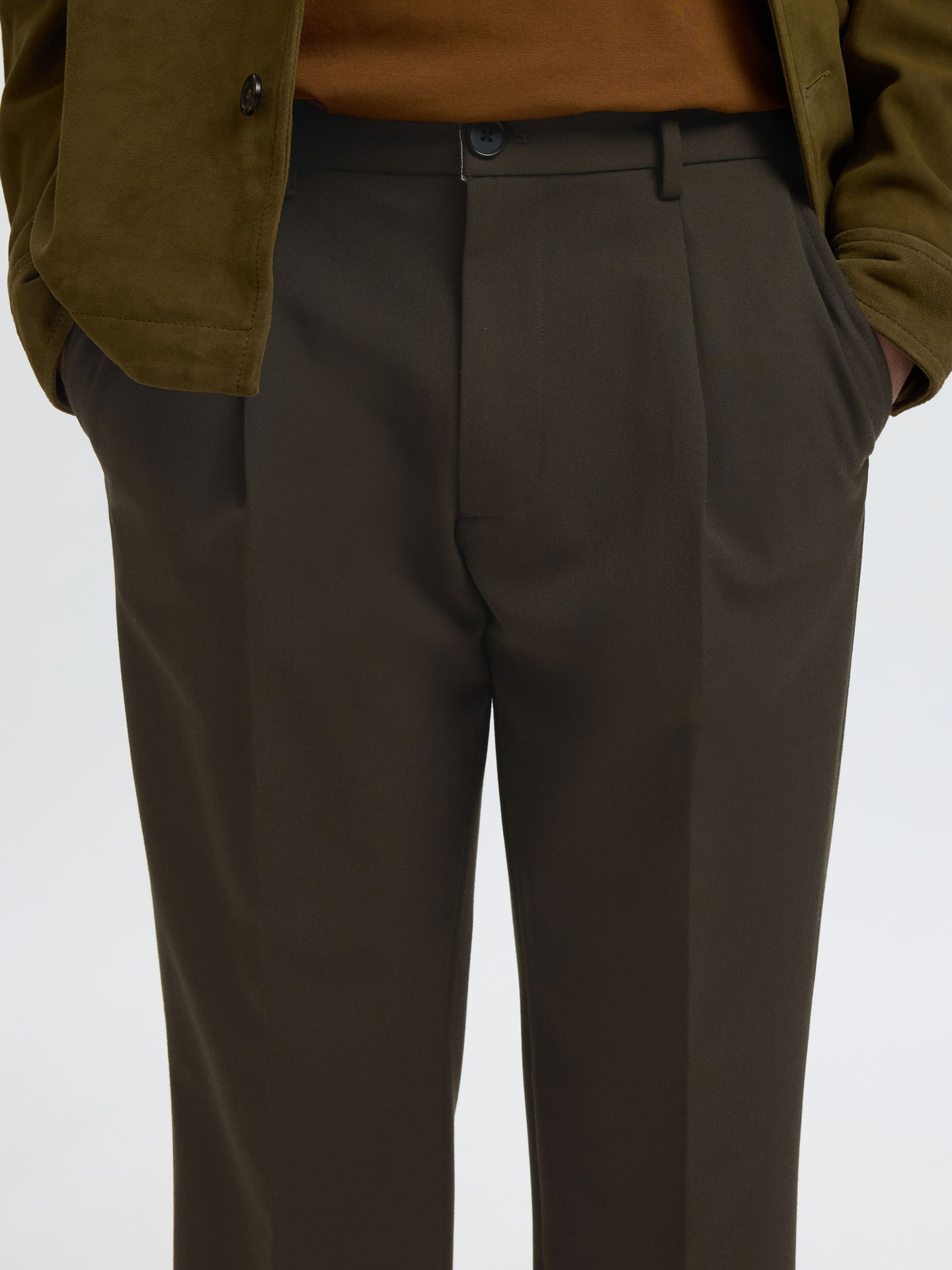 Mannenbroek Selected losse vinn flex
