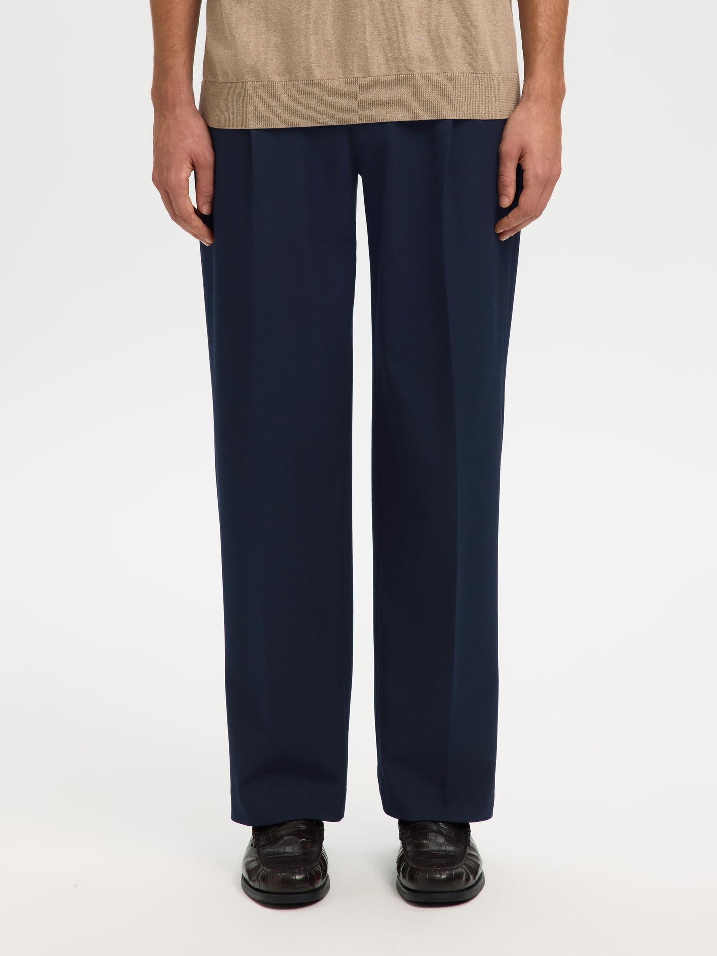 Pantalon pour hommes Selected flex des nageoires lâches