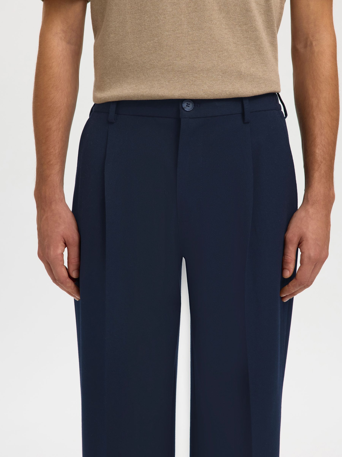 Pantalon pour hommes Selected flex des nageoires lâches