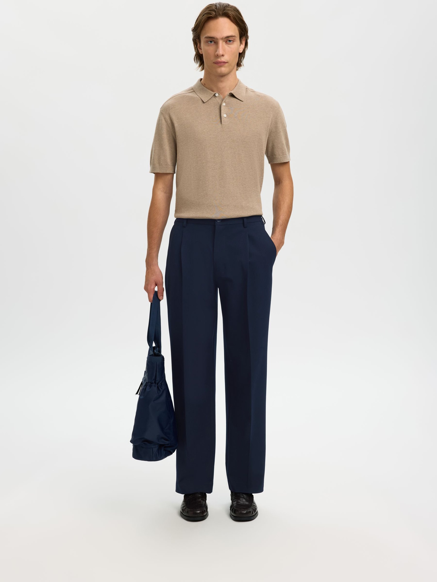 Pantalon pour hommes Selected flex des nageoires lâches