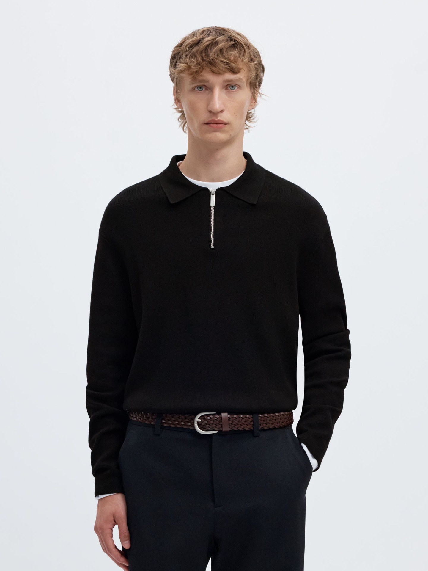 Men Selected teller fn half zip