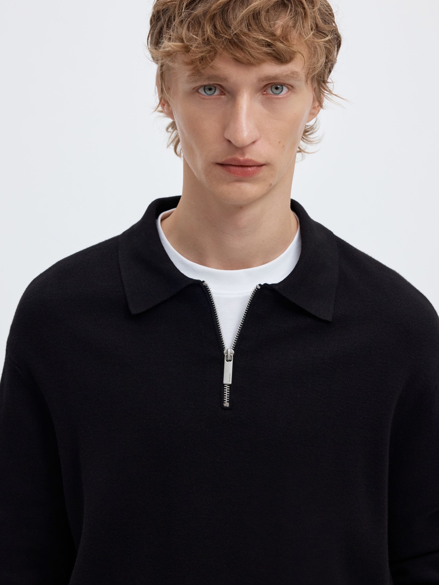 Men Selected teller fn half zip