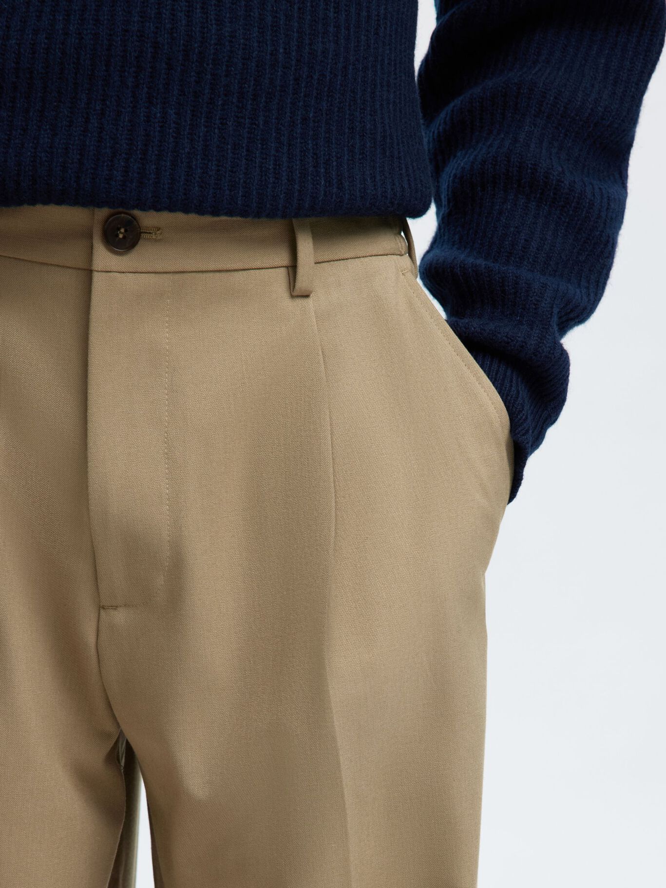 Pantalón de hombres Selected reg tapizado finn flex