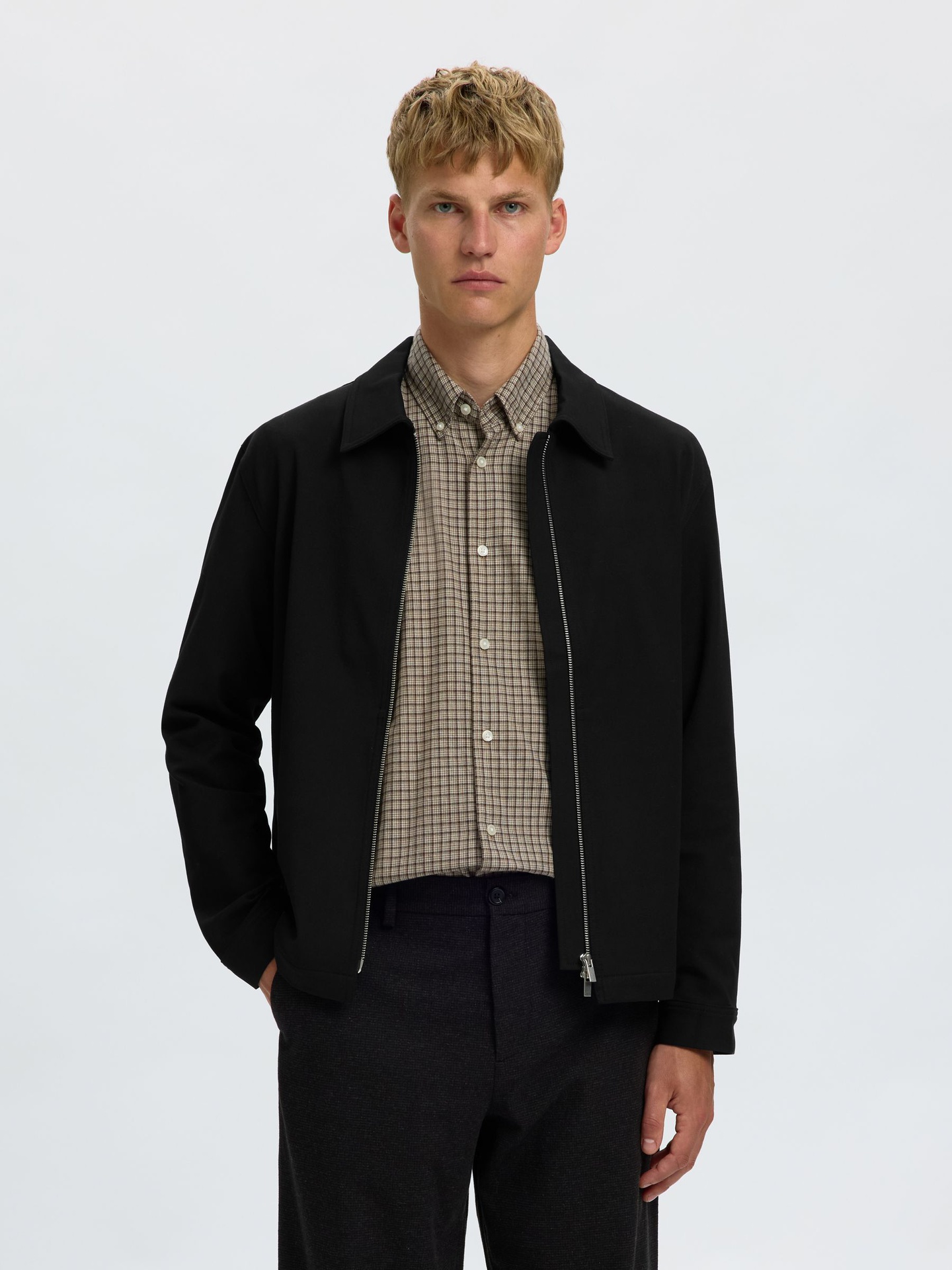 Overshirt Uomo Selected REGULAR FINN ZIP 