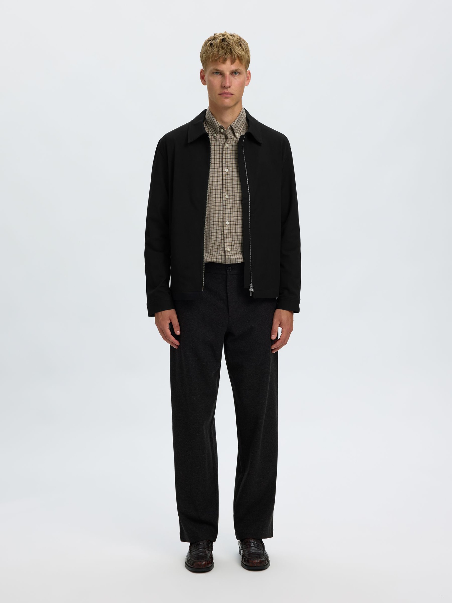 Overshirt Uomo Selected REGULAR FINN ZIP 