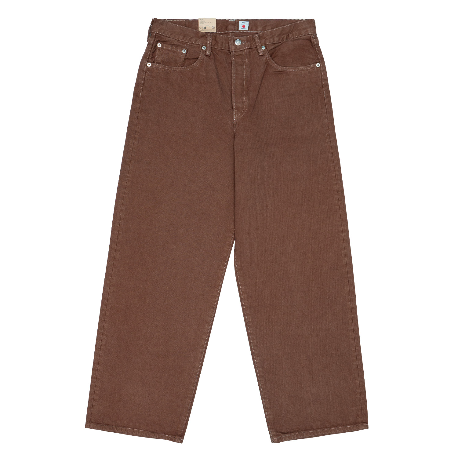 Jeans Uomo Edwin Wide Pant brown overdyed 