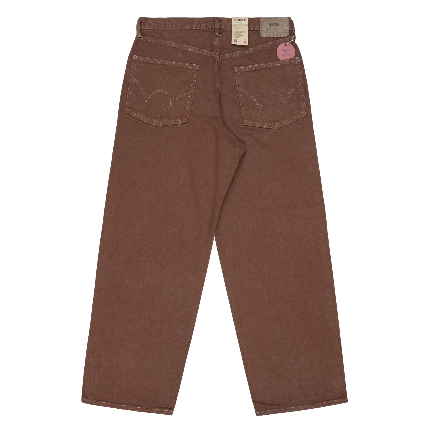 Jeans Uomo Edwin Wide Pant brown overdyed 