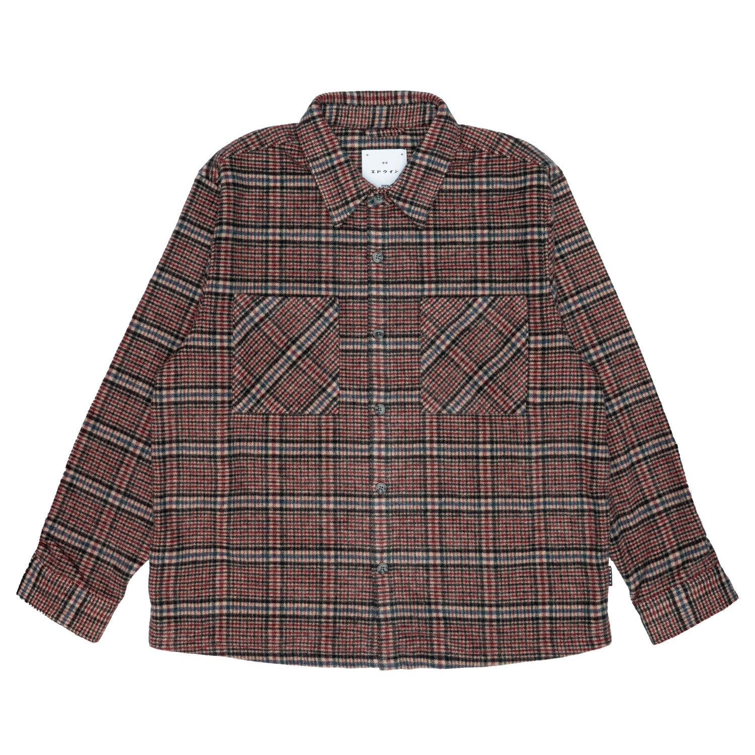 Camicia Uomo Edwin JULIUS Burgundy 