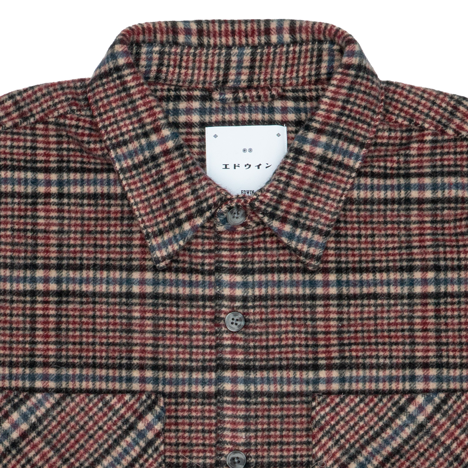 Camicia Uomo Edwin JULIUS Burgundy 