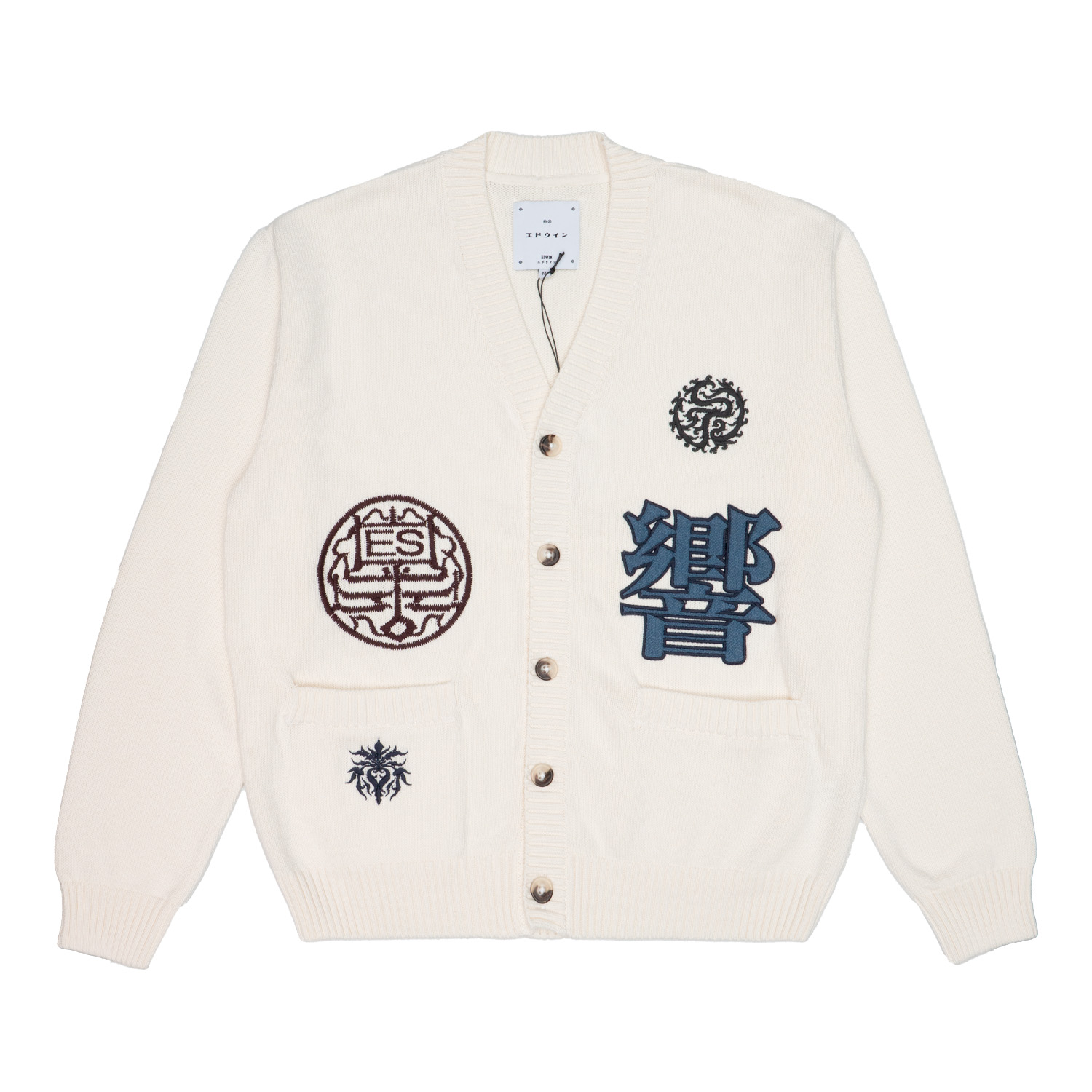 Der Mann von Cardigan Edwin Hibiki Off White