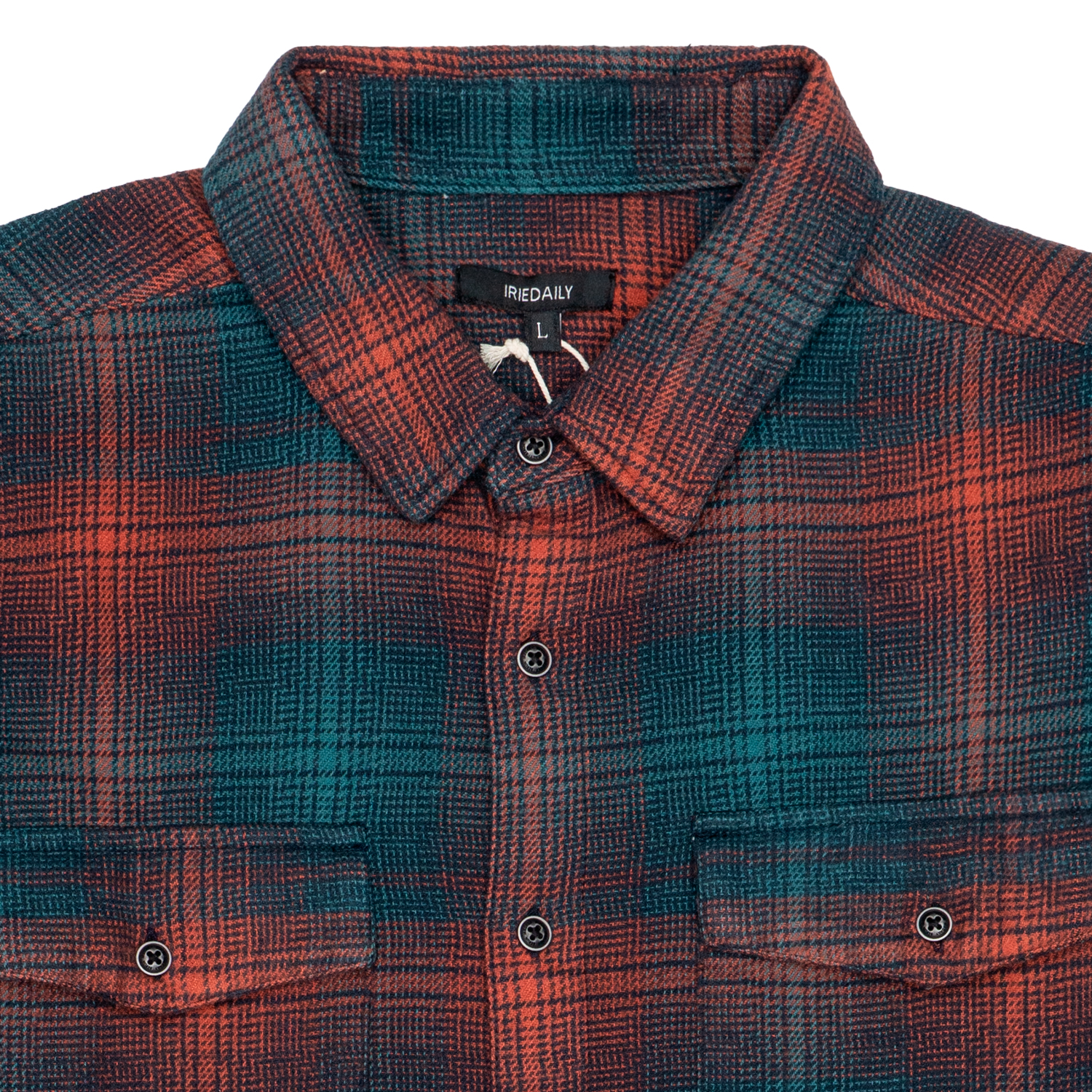 Homme chemise Iriedaily Rosomako Flannel Marine