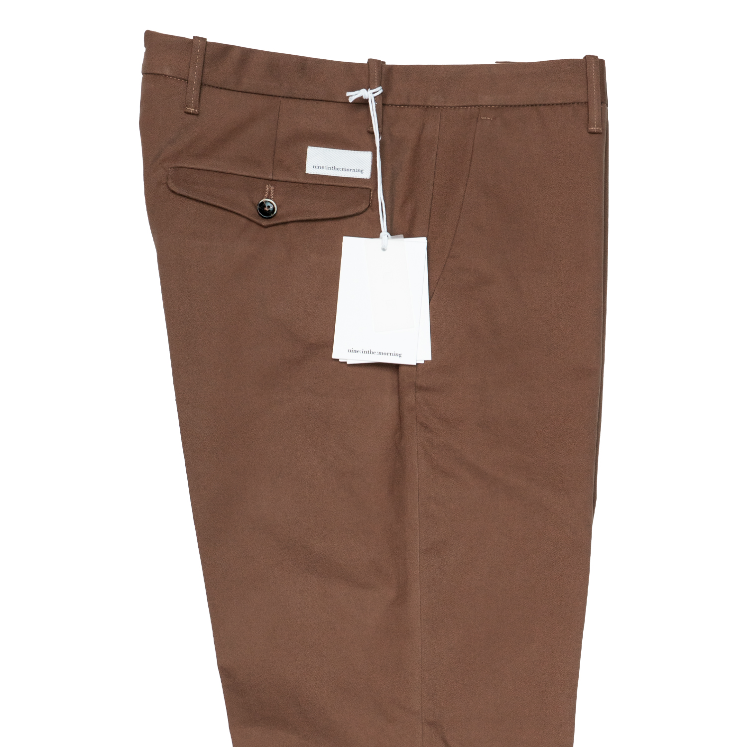 Petit Chino Pantalon pour hommes Nine In The Morning Camel jeune assiette