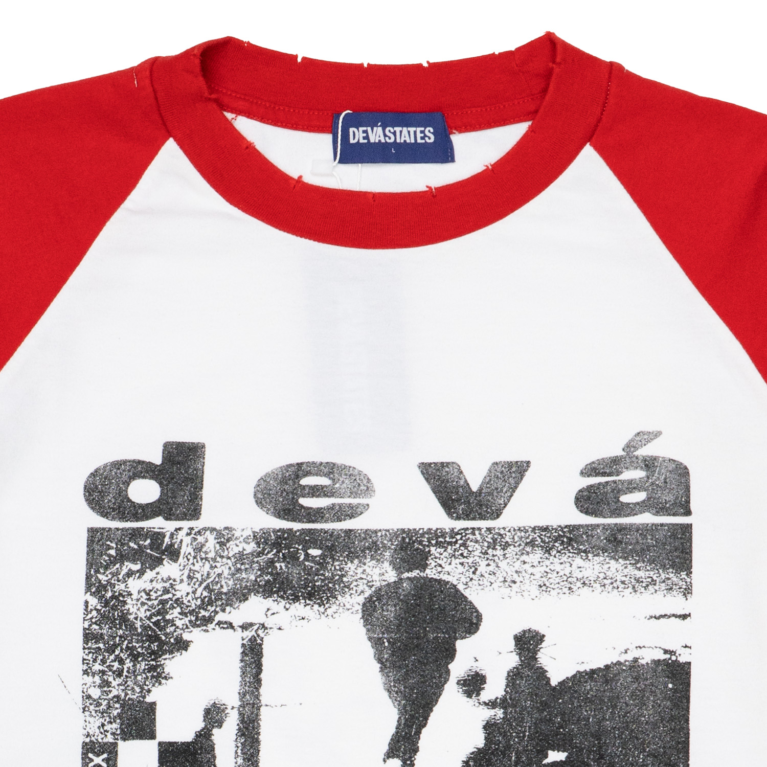 Camiseta M/L Man Devastates perdido L/S Capido [Red/White]