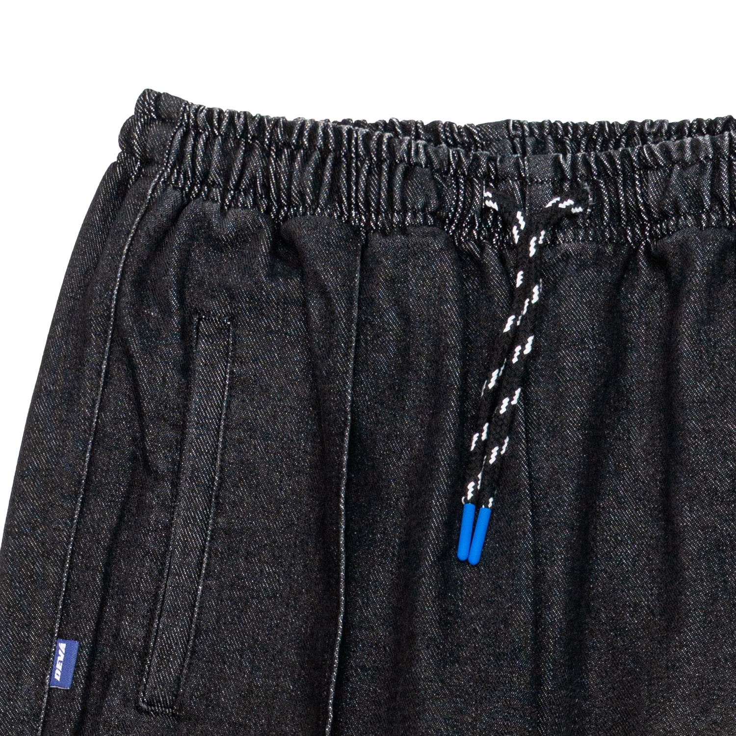 Mannenbroek Devastates centrum Gepleit Denim gewassen zwart