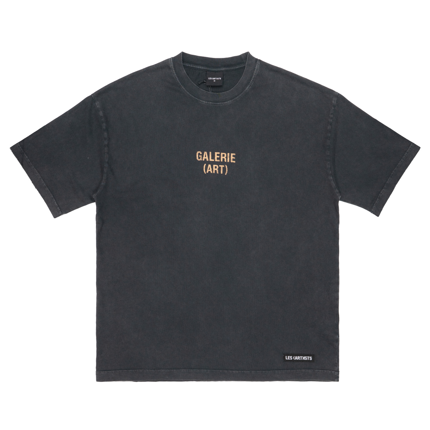Camiseta Hombre Les (art)ists Paris Galerie Stone Wash Negro